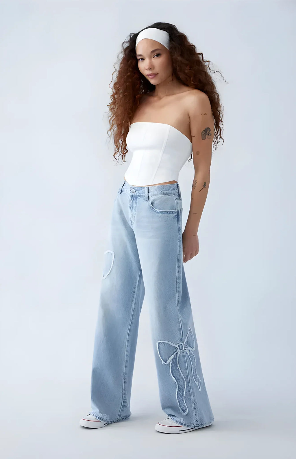 Nikki™ - Viral Bow Jeans