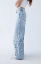 Nikki™ - Viral Bow Jeans