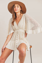 Calestra™ | Serene Lace Jumpsuit