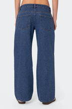 ✦ Aria Low-Rise Wide Leg Jeans