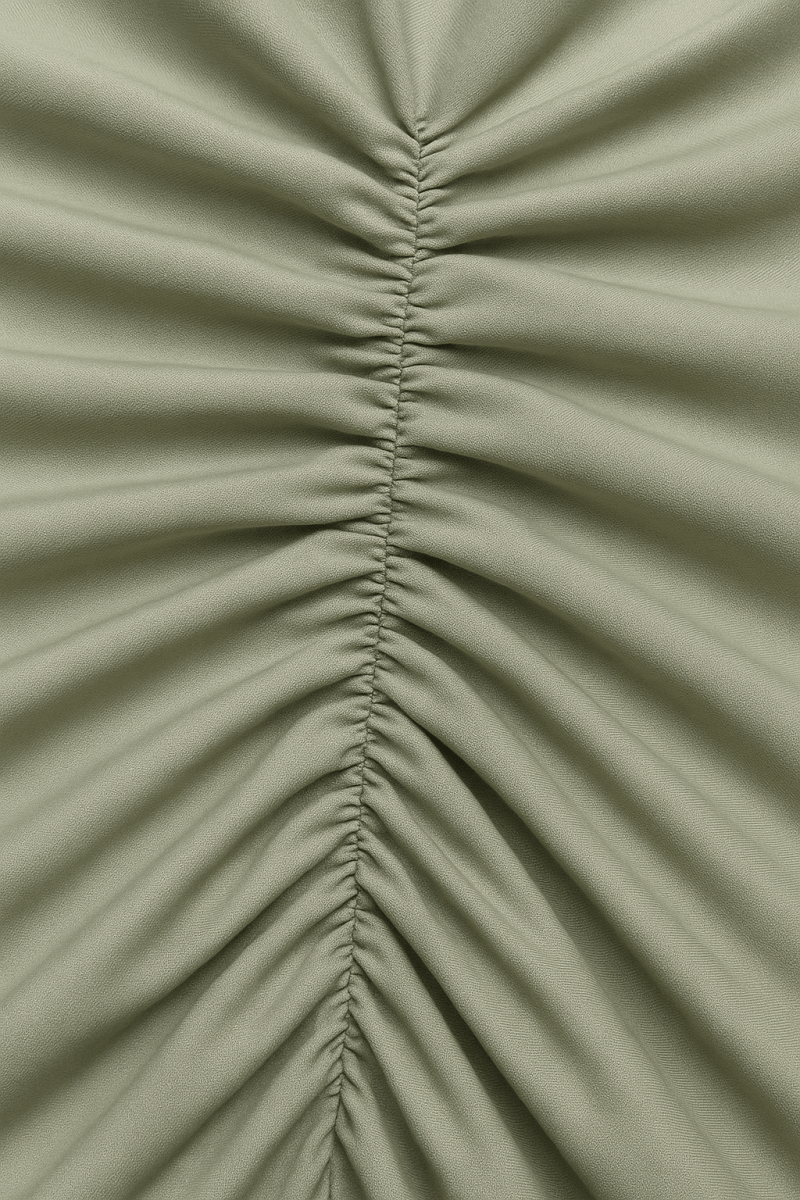 Long Sleeve Maxi Dress with O-Neck