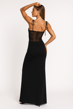 Lace Waist Maxi Dress