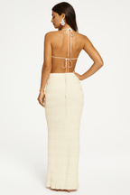 Lace Two Piece Set – Crop Top & Summer Maxi Skirt