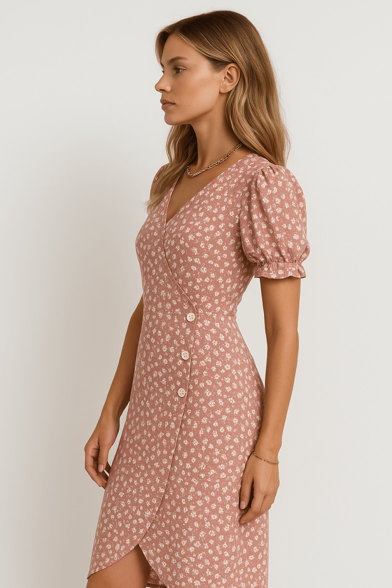 Button-Front Midi Dress – Summer Split