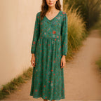 Holly - Floral Long Dress