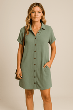 Maria - Casual Shirt Dress