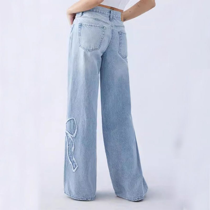 Nikki™ - Viral Bow Jeans