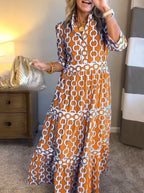 Barbara - Chain Print Dress