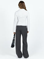 ✦ Elise Flared Pinstripe Blouse
