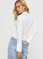 Gylora™ White Fashion Shirt