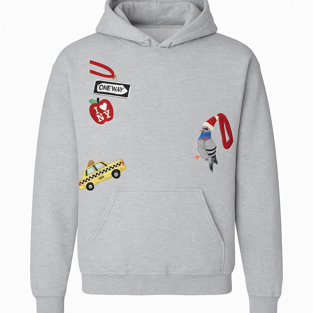NYC Patchwork Hoodie