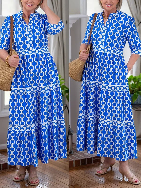 Barbara - Chain Print Dress