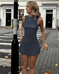 Calestra™ | London Dots Mini Dress