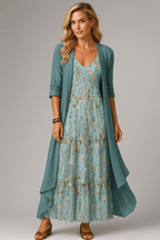 MASHA | Elegant Floral Maxi Dress