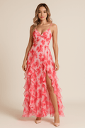 Fawn Ruffled Floral Dress