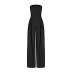 Wide Leg Strapless Jumpsuit