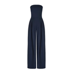 Wide Leg Strapless Jumpsuit