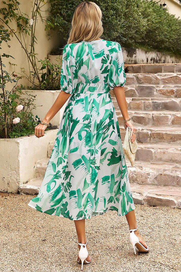 Ruby - Flattering Floral Midi Dress