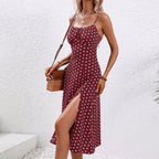 Quenby – Polka Dot Midi Dress