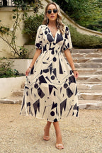 Ruby - Flattering Floral Midi Dress