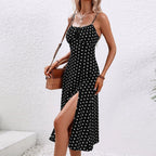 Quenby – Polka Dot Midi Dress