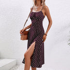 Quenby – Polka Dot Midi Dress