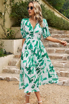 Ruby - Flattering Floral Midi Dress