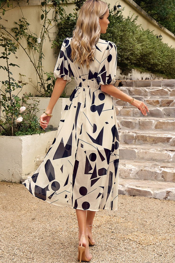 Ruby - Flattering Floral Midi Dress