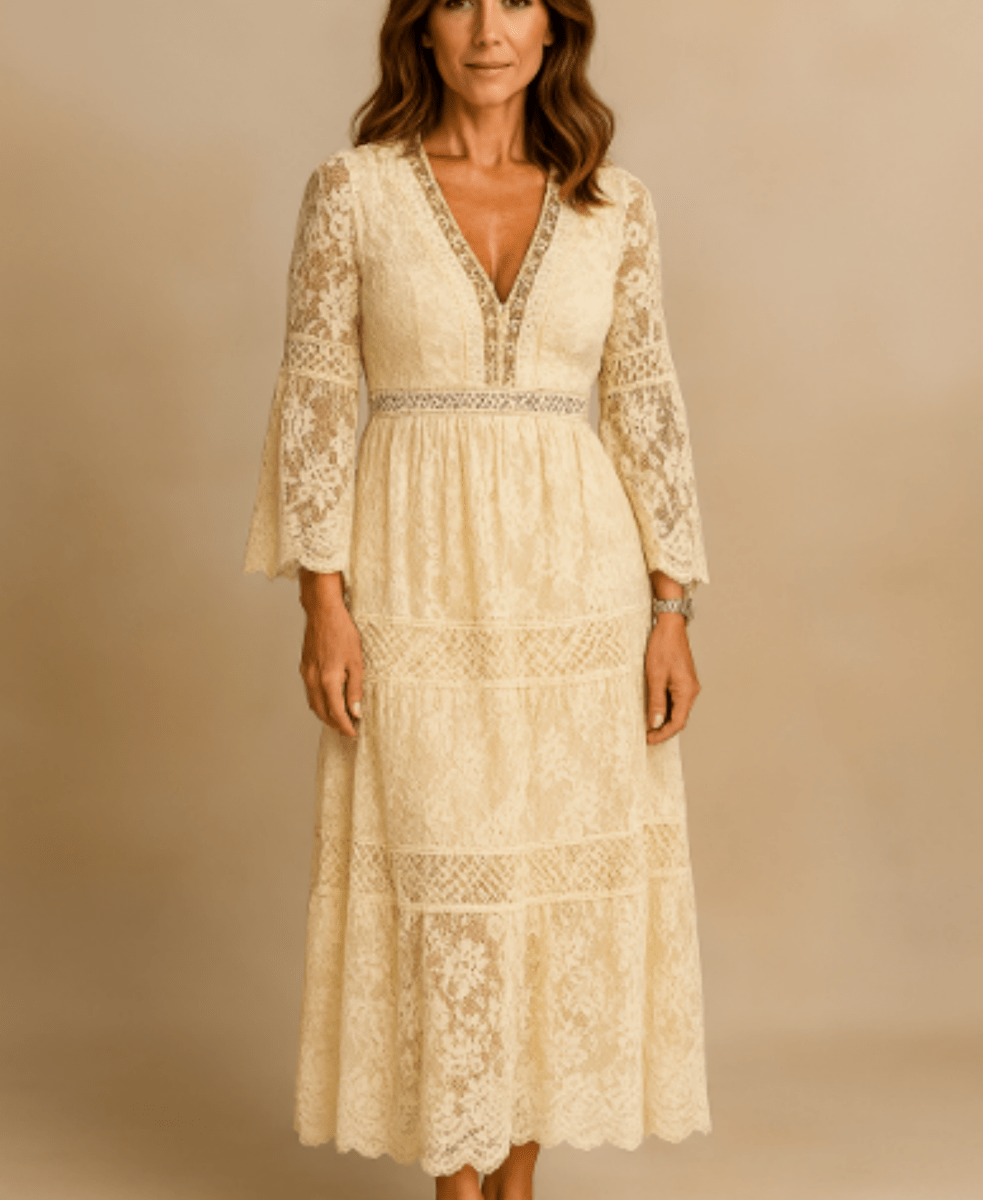 Celeste | Elegant Lace Maxi Dress