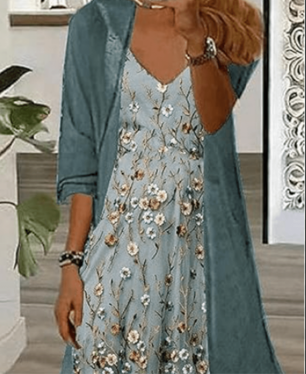 MASHA | Elegant Floral Maxi Dress