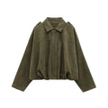 ✦ Valeria Suede Bomber Jacket