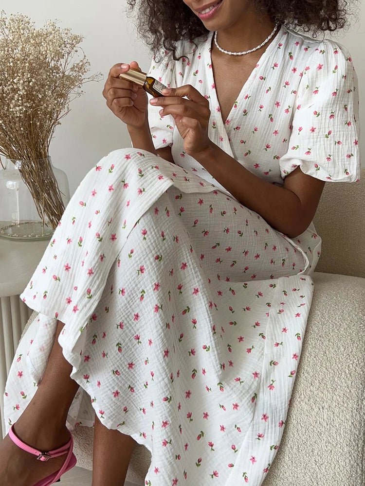 Floral Wrap Dress