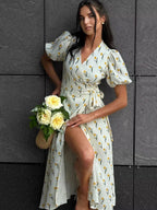 Floral Wrap Dress