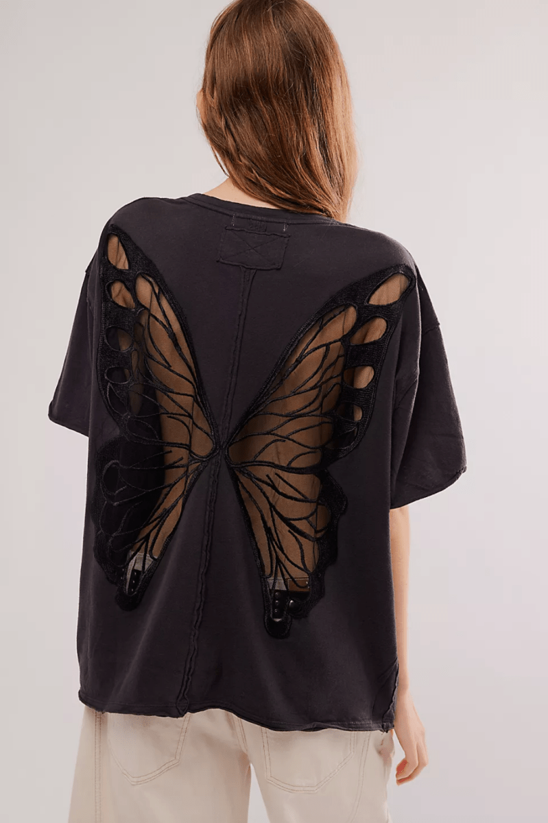 Calestra™ | Midnight Butterfly Tee