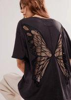 Calestra™ | Midnight Butterfly Tee
