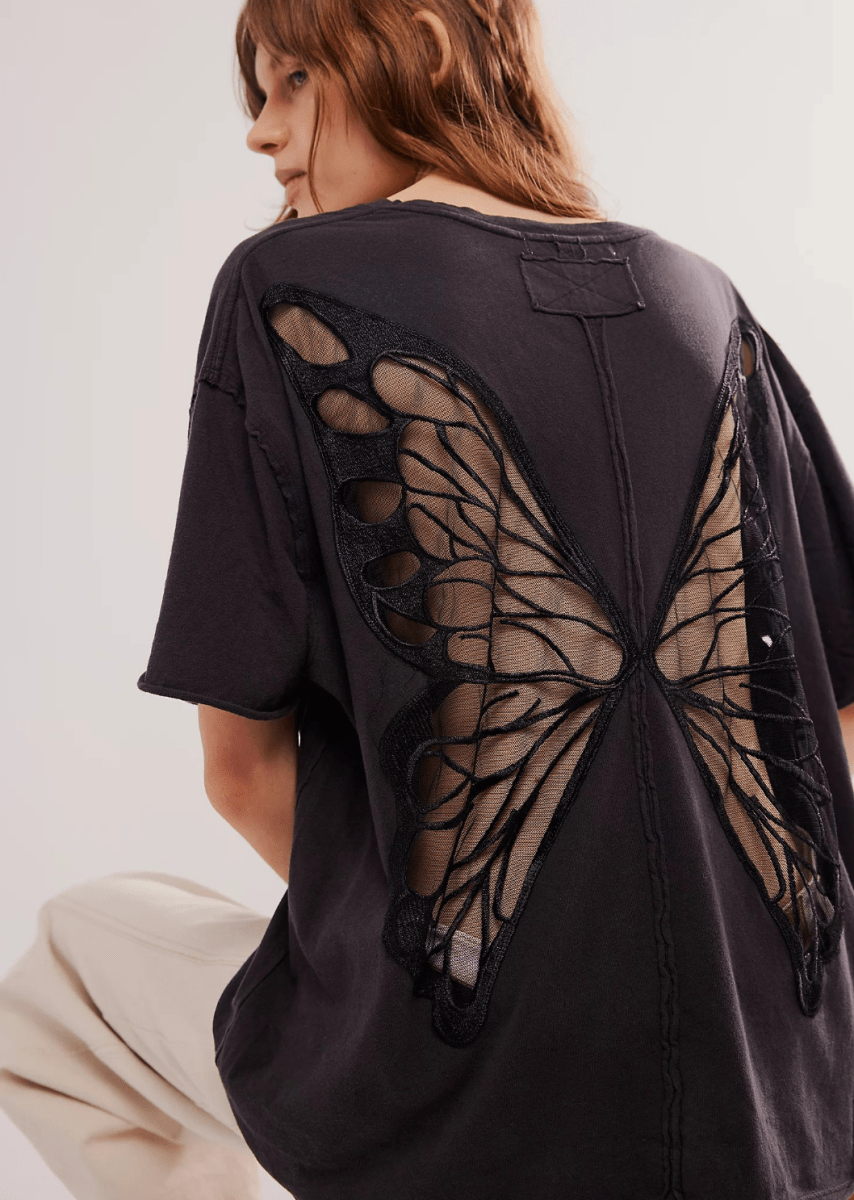 Calestra™ | Midnight Butterfly Tee