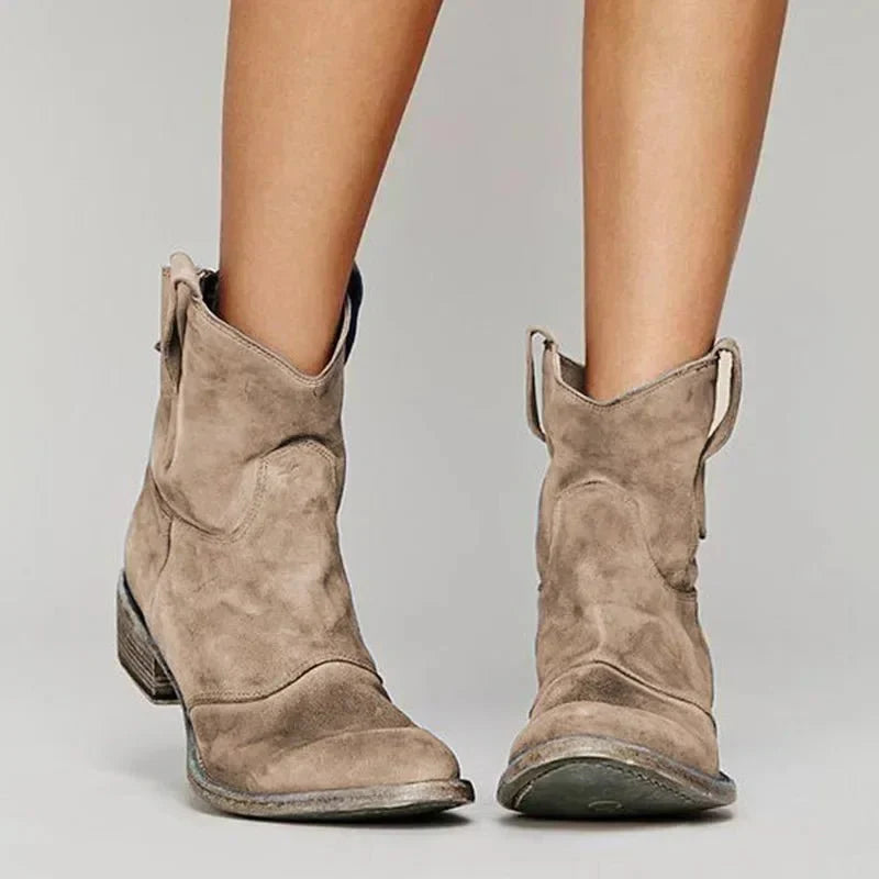 Vintage Western Ankle Boots