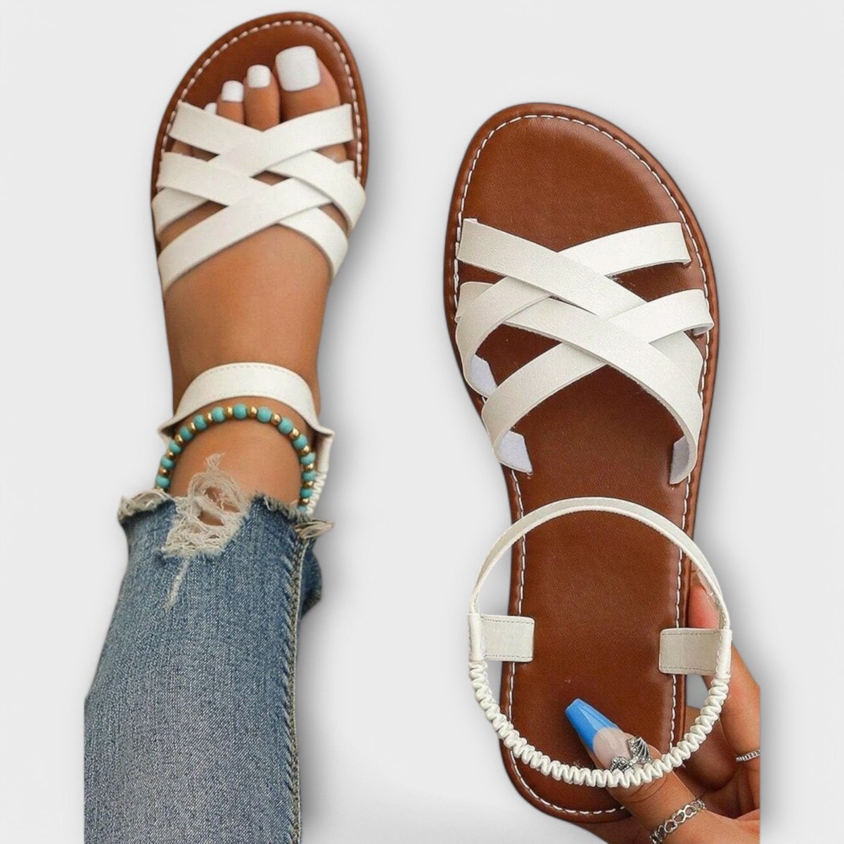 Earthtone Elegance Sandals