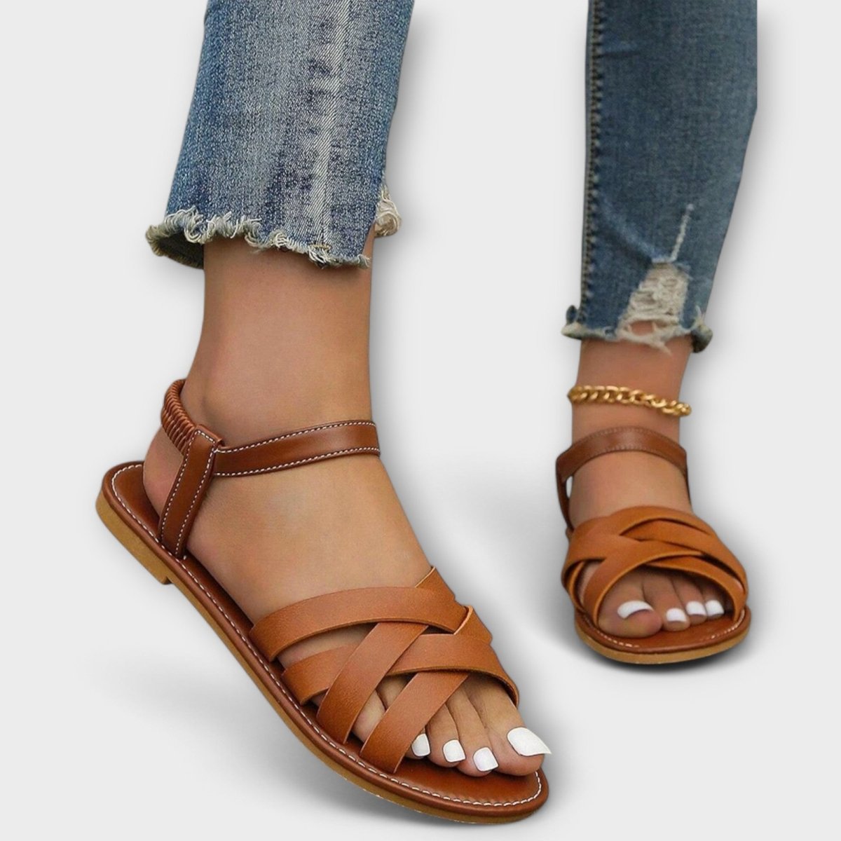 Earthtone Elegance Sandals