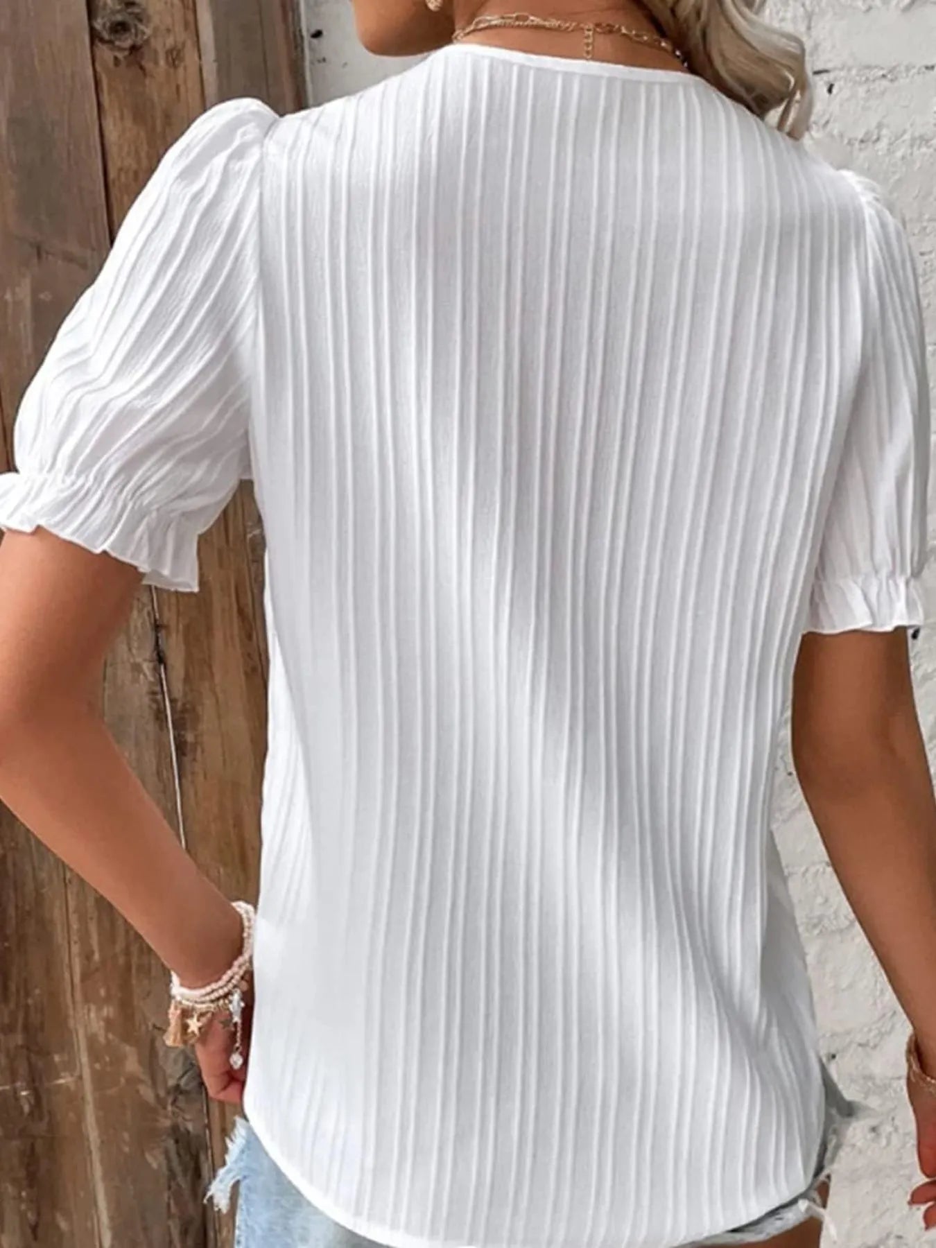 Calestra™ | Ivory Lace Whisper Blouse