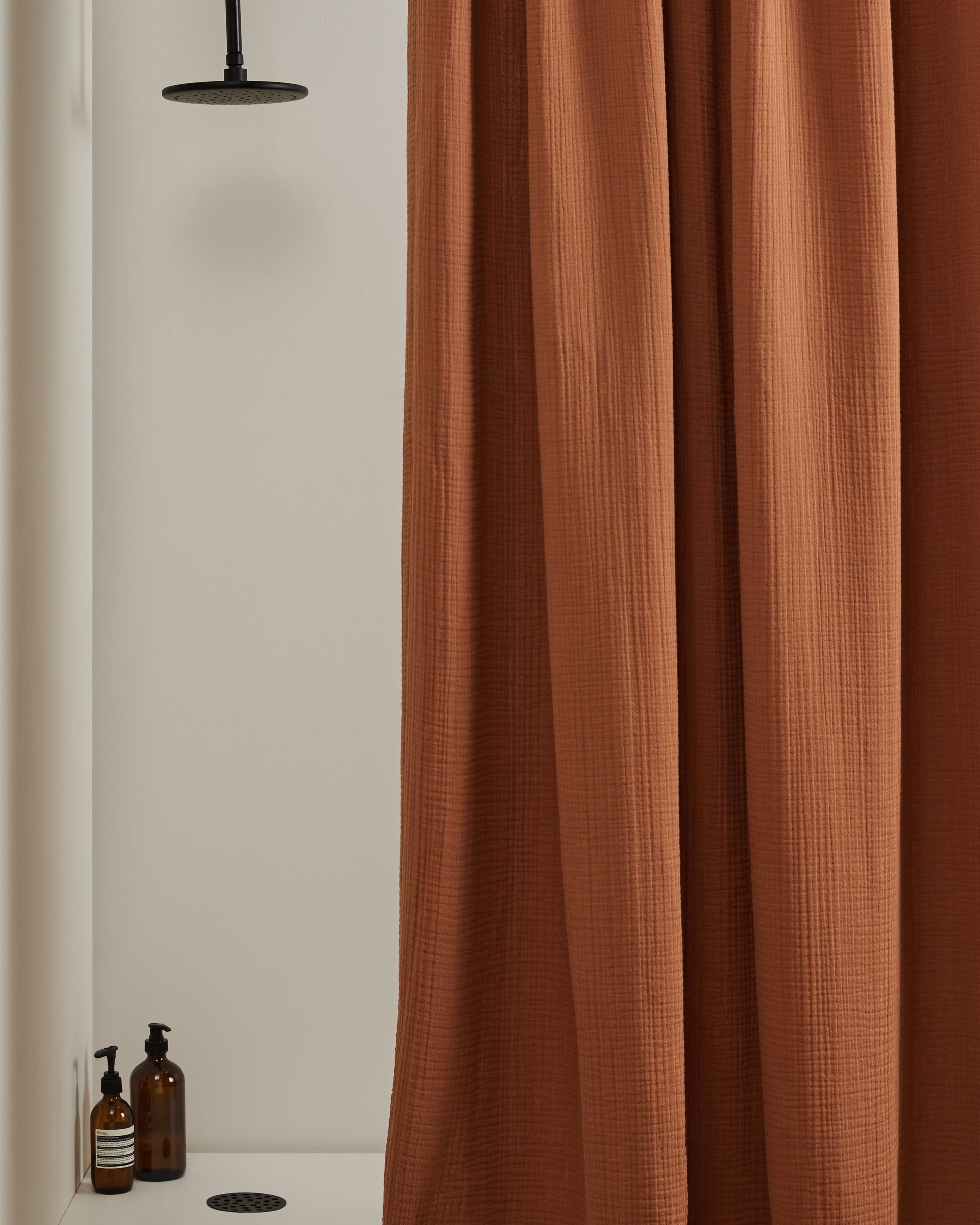 Organic Cloud Cotton Shower Curtain