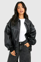 Julia™ Leather Bomber Jacket