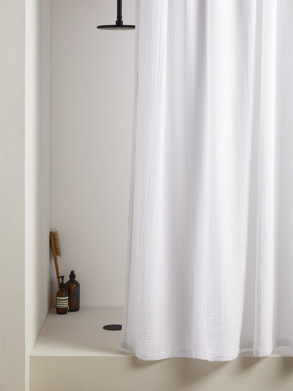 Organic Cloud Cotton Shower Curtain