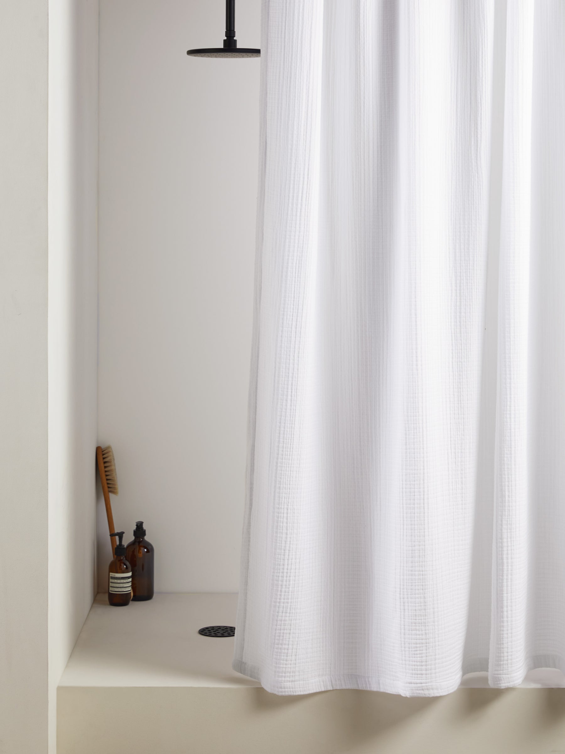 Organic Cloud Cotton Shower Curtain
