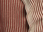 Organic Two-Tone Rib Knit Throw