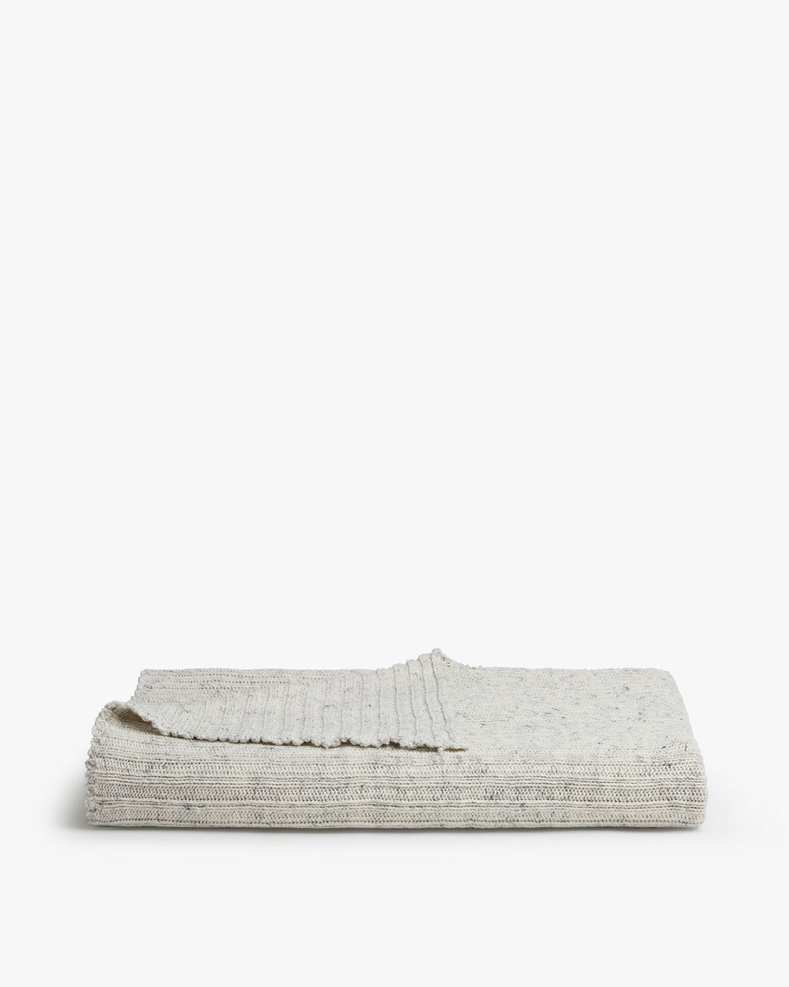 Oversized Rib Knit Throw