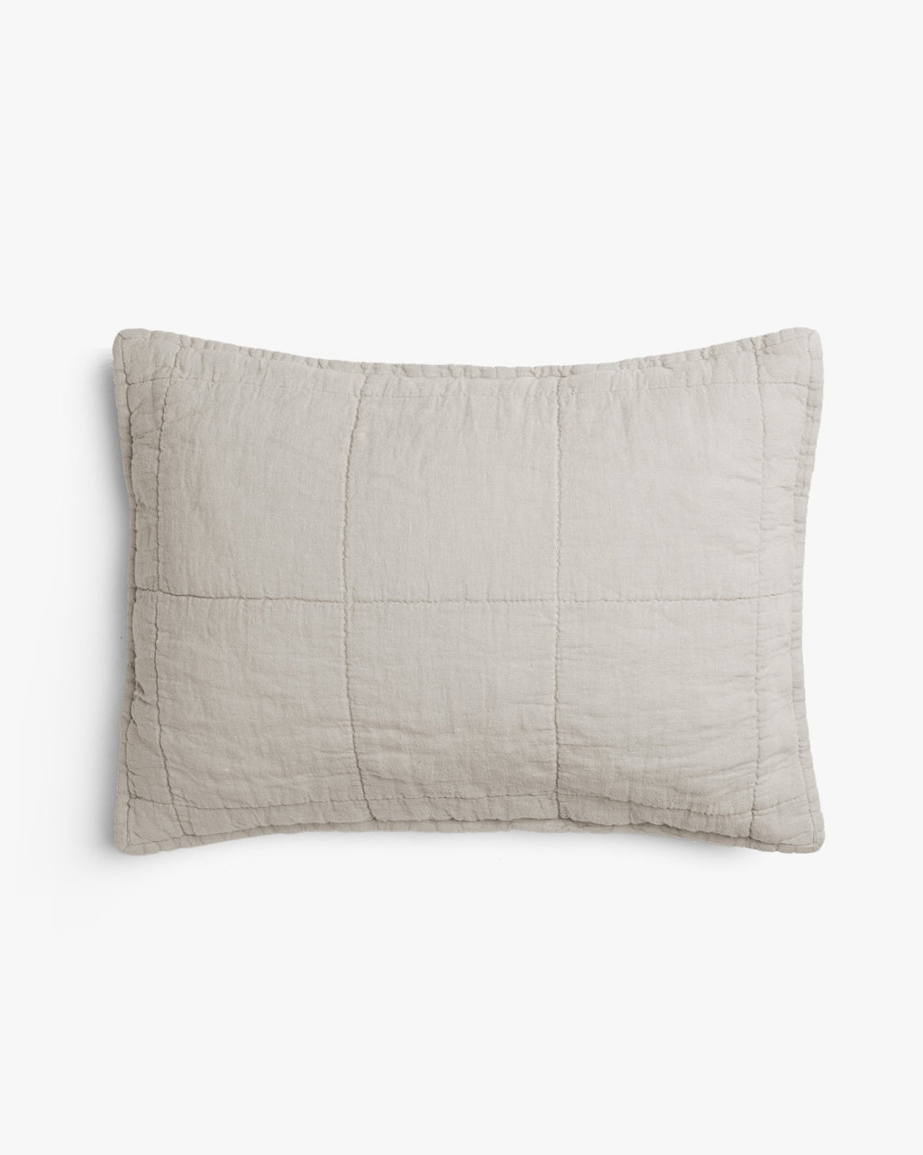 Toddler Linen Box Quilted Sham