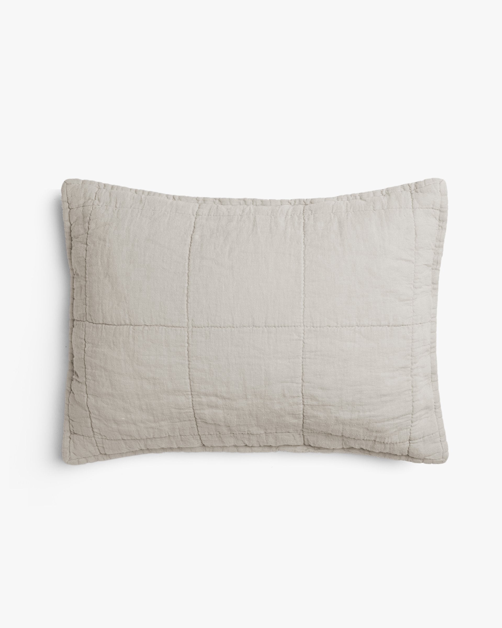 Toddler Linen Box Quilted Sham
