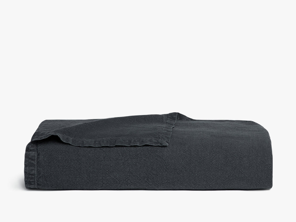 Vintage Linen Bed Blanket