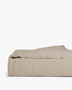 Vintage Linen Bed Blanket